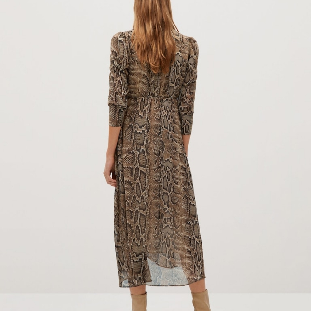 MANGO Snakeprint gown - Picture 4 of 8